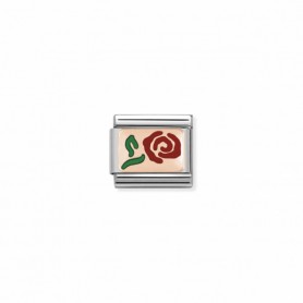 Link Nomination Composable Classic Rosa Vermelha - 430201/10