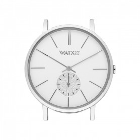 Relógio Watx and Co 38mm Analógico Iris Prateado - WXCA1015