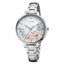Relógio One Summer Blossom 2019 Prateado - OL0076SS91W